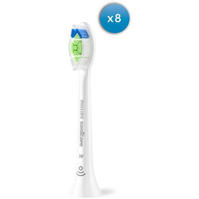 Philips HX6068/87 Sonicare Optimal White Replacement brush heads, 8 pcs, White