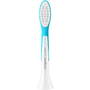 Philips HX6044/90 Sonicare For Kids7+ Replacement brush heads, 4 pcs, White/Blue