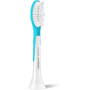 Philips HX6044/90 Sonicare For Kids7+ Replacement brush heads, 4 pcs, White/Blue