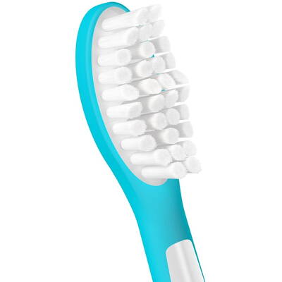 Philips HX6044/90 Sonicare For Kids7+ Replacement brush heads, 4 pcs, White/Blue