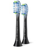 HX9042/88 Sonicare Premium Plaque Defence Replacement brush heads, 2 pcs, Black