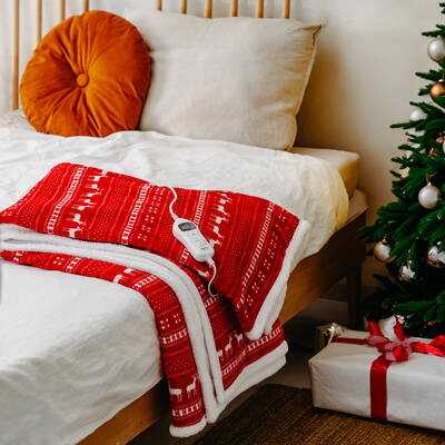 CAMRY CR 7441 Electric Heating Throw-Blanket with timer (1) SUPER SOFT