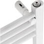 Adler AD 7823 LED Electric Bathroom Radiator, White