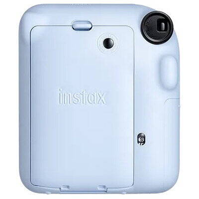 Aparat foto compact FUJIFILM Instax Mini 12 Camera, Pastel Blue + instax mini glossy(10pl)