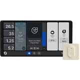 Dual Control Panel  Wall Display X2 WiFi/BLU (silver) + BLU H&T