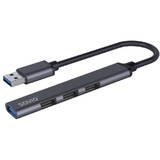 Adaptor SAVIO  Hub AK-70 USB-A - 3 × USB-A 2.0, 1 × USB-A 3.1 GEN 1, 4 in 1, 5 Gbps