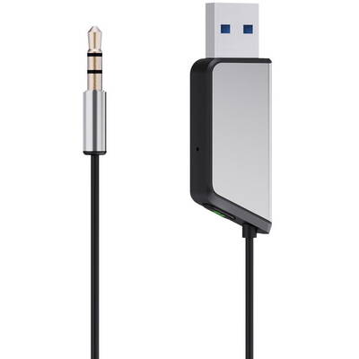 SAVIO  TR-16 Transmitter AUX adapter with hands-free function, Bluetooth 5.3,  Assistant/Siri