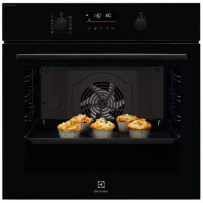 ELECTROLUX  LOD6F77WZ SteamBake 600 Catalysis Steam oven Black