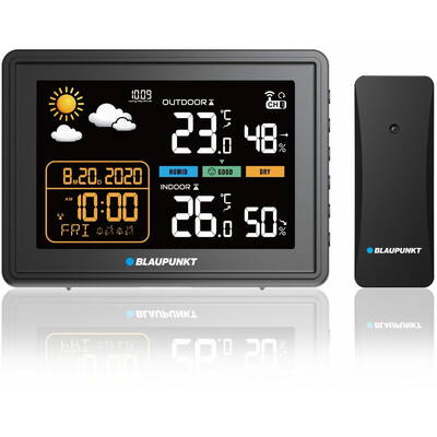 Weather station with outdoor sensor Blaupunkt WS30BK
