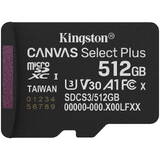Card de Memorie Kingston Technology 512GB micSDXC Canvas Select Plus Gen3 150R A1 Single Pack w/o ADP
