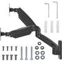 Suport TV / Monitor Maclean wall mount for two monitors, 17-32'', 9kg max, mechanical spring, MC-988