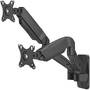 Suport TV / Monitor Maclean wall mount for two monitors, 17-32'', 9kg max, mechanical spring, MC-988