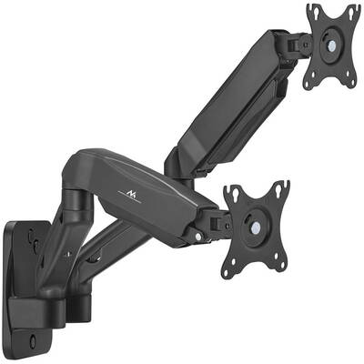 Suport TV / Monitor Maclean wall mount for two monitors, 17-32'', 9kg max, mechanical spring, MC-988