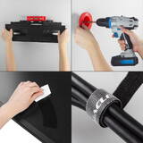 Suport TV / Monitor Maclean TV Mount, max VESA 600x400, 32-85", 60kg, horizontal and vertical angle adjustment, profile 65-390mm, black, MC-789