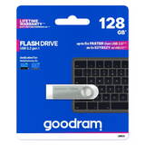 Memorie USB GOODRAM Pendrive UNO3 128GB USB 3.2 Gen1 silver