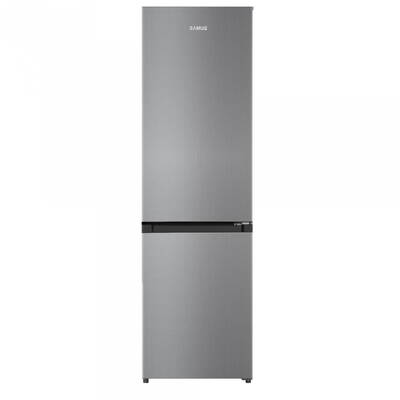 Combina Frigorifica Samus SCX356NFE, 253 L, Full No Frost, Multi-air Flow System, Clasa energetica E, 2 sertare la congelator si 1 raft glisant, H 180 cm, Inox/ Argintiu