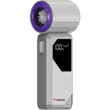 Ventilator portabil Cool'n'Go AirJet G/P VerbatimGrey/Purple, 4000mAh, 20000rpm, LED Display