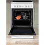 Aragaz INDESIT IS5V8GMW/E, Freestanding, A, Electric hob, Electric oven, Width 50 cm, White