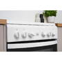 Aragaz INDESIT IS5V8GMW/E, Freestanding, A, Electric hob, Electric oven, Width 50 cm, White
