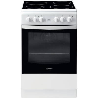 Aragaz INDESIT IS5V8GMW/E, Freestanding, A, Electric hob, Electric oven, Width 50 cm, White