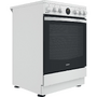 Aragaz INDESIT IS67V8CHW/E, Freestanding, A, Electric hob, Electric oven, Width 60 cm, White/Black