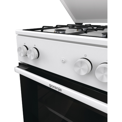 Aragaz GORENJE GG5A14WJ, Gas hob, Gas oven, Width 50 cm, White