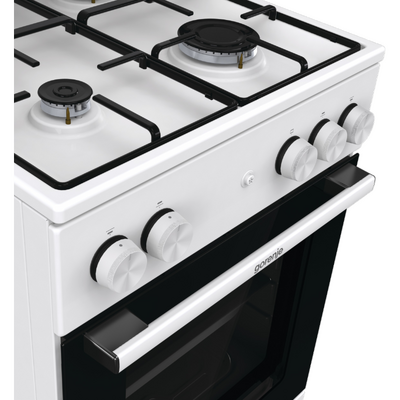 Aragaz GORENJE GG5A14WJ, Gas hob, Gas oven, Width 50 cm, White