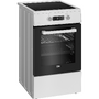 Aragaz BEKO FSM59305WDT, Induction, A, Width 50 cm, White