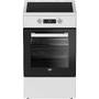 Aragaz BEKO FSM59305WDT, Induction, A, Width 50 cm, White