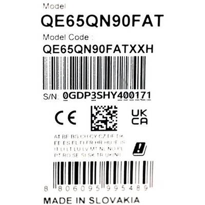 Televizor Samsung QN90F QE65QN90FAT 165.1 cm (65") 4K Ultra HD Smart Wi-Fi Black, Titanium