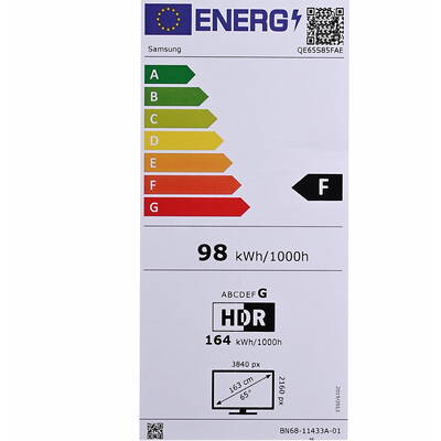 Televizor Samsung QE65S85FAE 165.1 cm (65") 4K Ultra HD Smart TV Wi-Fi Black