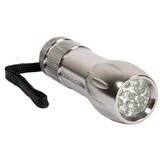 Camelion CT-4004 Aluminium 9-LED torche + 3 x AAA batteries, carrying loop