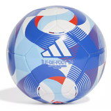Minge oficiala fotbal Adidas Olympics Training, marime 5, alb/albastru