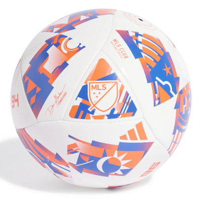 adidas Performance Minge fotbal Adidas MLS Club, marime 5, alb/rosu