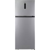 Frigider cu doua usi Heinner HF-HM415NFSE++, 415 l, Full No Frost, Clasa E, Compresor Dual Inverter, Display, Blocare Acces copii, H 178 cm, Argintiu