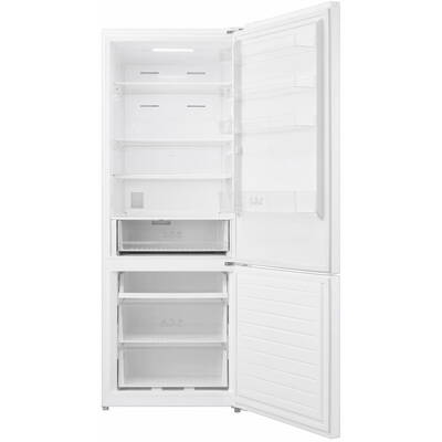 HEINNER Combina frigorifica HCNF-M435INVE++, NO FROST, 435L , Clasa E, COMPRESOR INVERTER, DISPLAY TOUCH, Functie super racire/super congelare, Compartiment chiller, Lumina LED, Alb