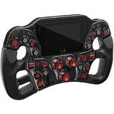 Volan Asetek SimSports Invicta Formula Lenkrad, 4,3" LCD, USB-C - Red on Black Edition