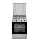 Aragaz HFSC-SME66ISL, 4 arzatoare, Gaz, Dispozitiv de siguranta, 60 cm, Argintiu