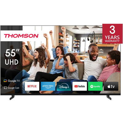 Televizor Thomson 55UG4S14, LED TV - 55 - black, UltraHD/4K, Google TV, triple tuner, HDR