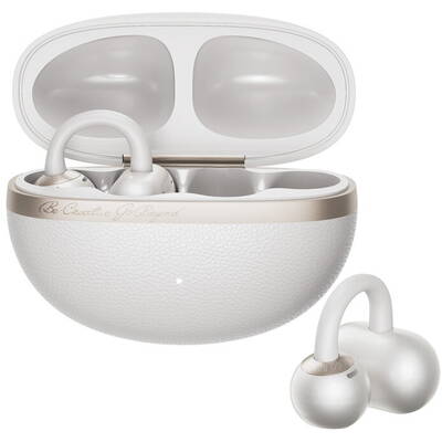 Casti Bluetooth QCY Căști fără fir Crossky C50 (alb)