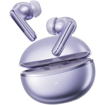 Casti Bluetooth Căști TWS QCY MeloBuds N70 (violet)